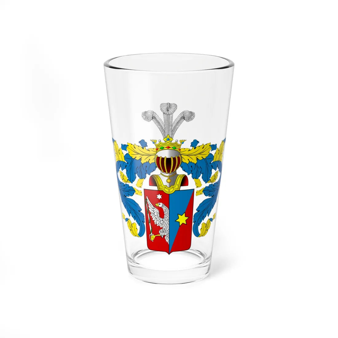 RU COA Mikhalkow (Russia) (Coat of Arms) Pint Glass 16oz 16oz - Go Mug Yourself
