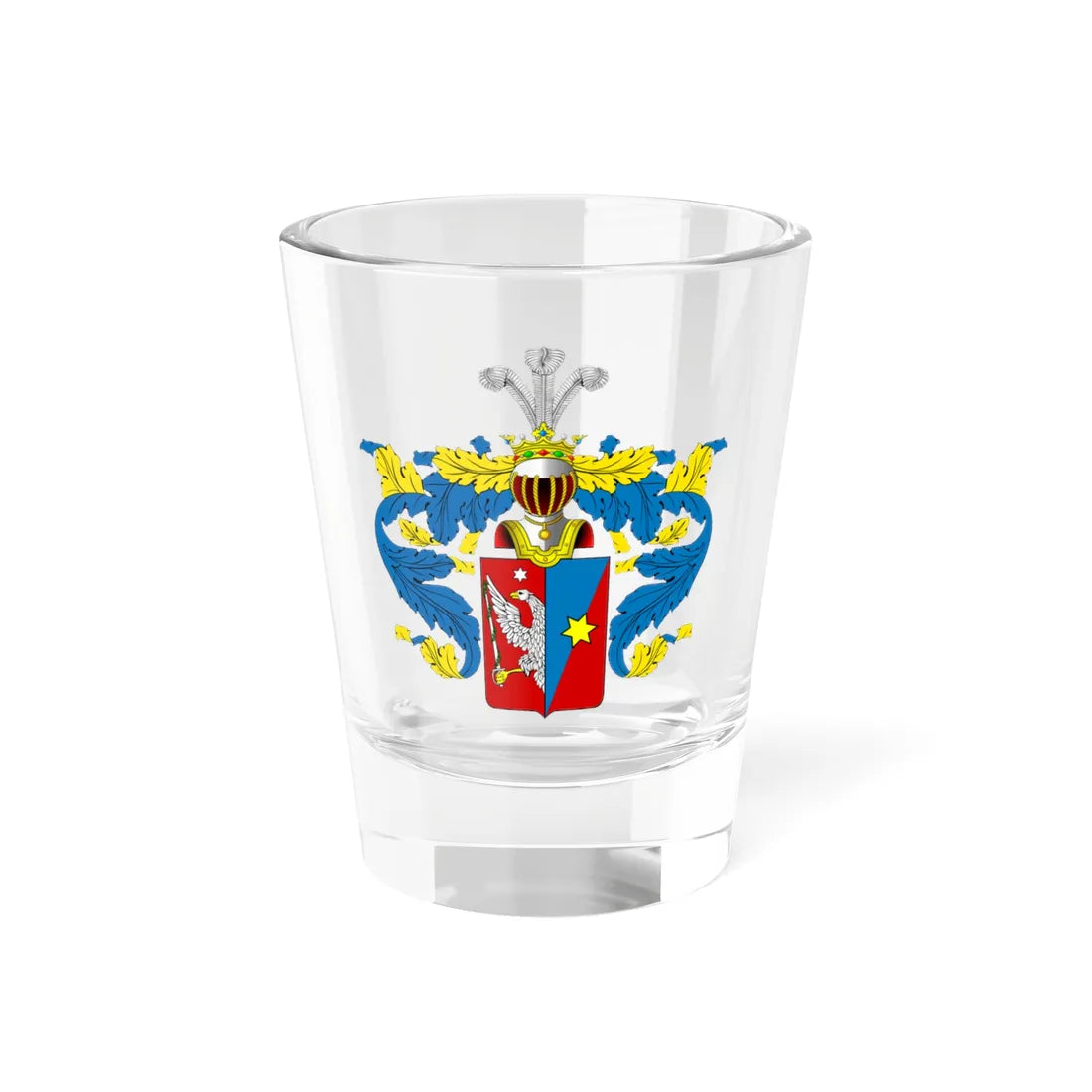 RU COA Mikhalkow (Russia) (Coat of Arms) Shot Glass 1.5oz 1.5oz - Go Mug Yourself