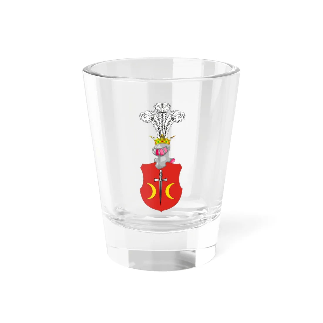 RU COA Miklashevsky official Vitebsk Governorate 1827 (Russia) (Coat of Arms) Shot Glass 1.5oz 1.5oz - Go Mug Yourself