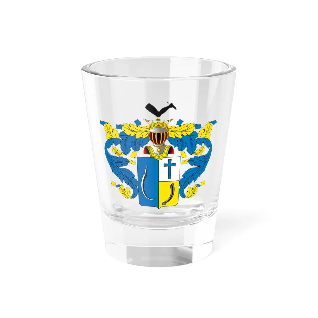 RU COA Opochinin IV 82 (Russia) (Coat of Arms) Shot Glass 1.5oz 1.5oz - Go Mug Yourself