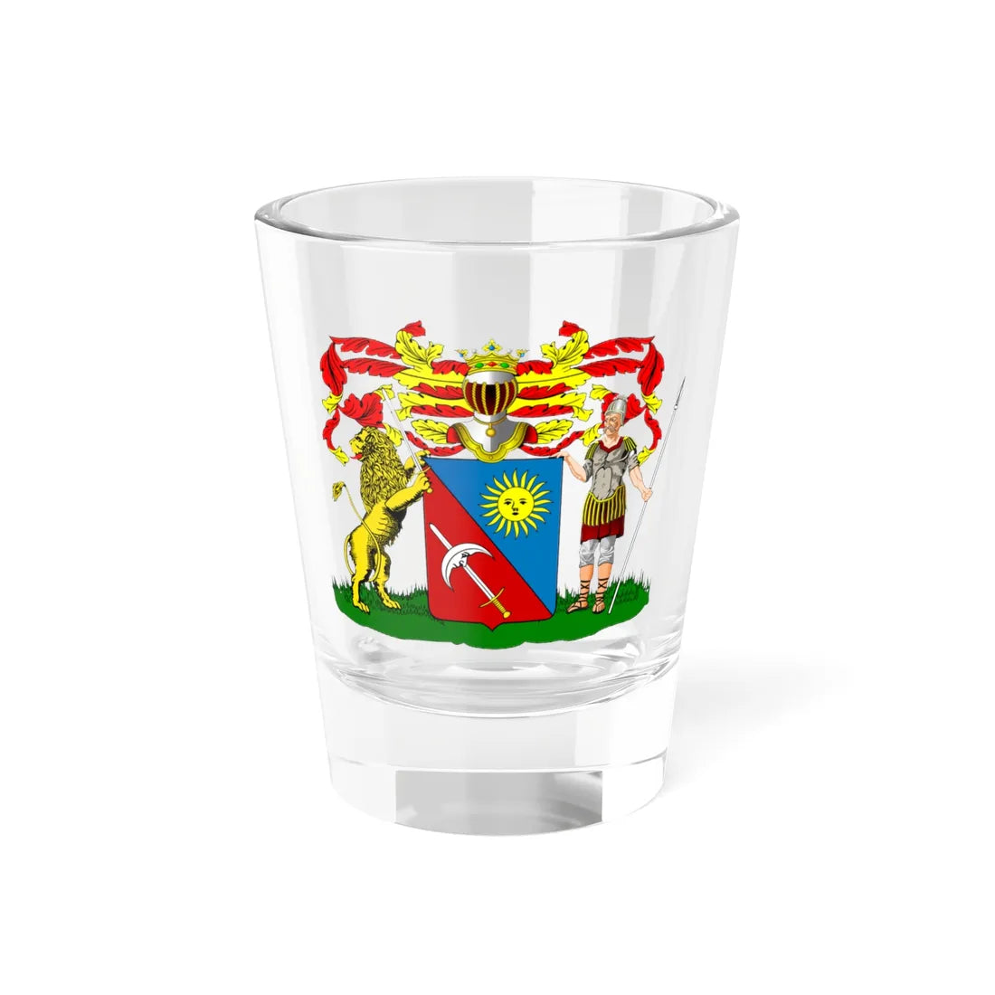 RU COA Osorgin (Russia) (Coat of Arms) Shot Glass 1.5oz 1.5oz - Go Mug Yourself
