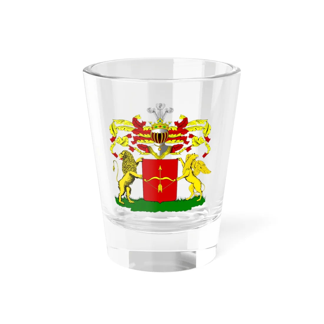 RU COA Piskaryov VI 144 (Russia) (Coat of Arms) Shot Glass 1.5oz 1.5oz - Go Mug Yourself