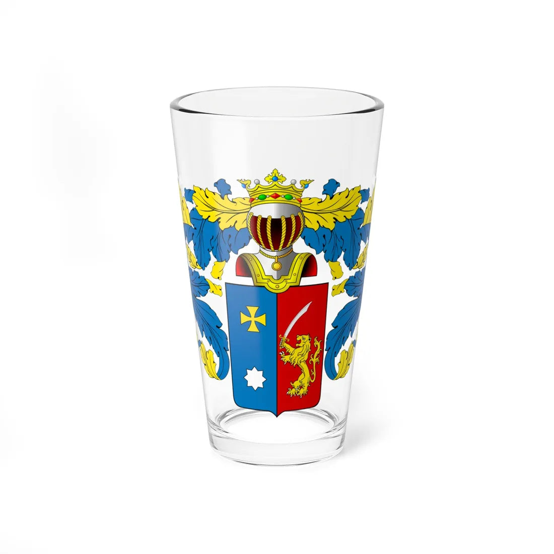 RU COA Wladykin (Russia) (Coat of Arms) Pint Glass 16oz 16oz - Go Mug Yourself