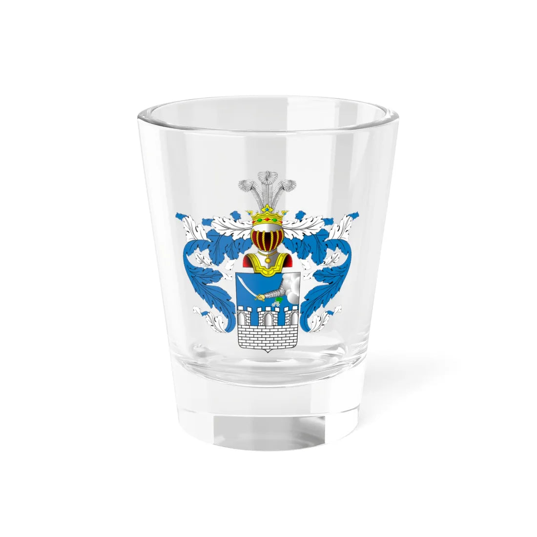 RU COA Wlasow (Russia) (Coat of Arms) Shot Glass 1.5oz - Go Mug Yourself
