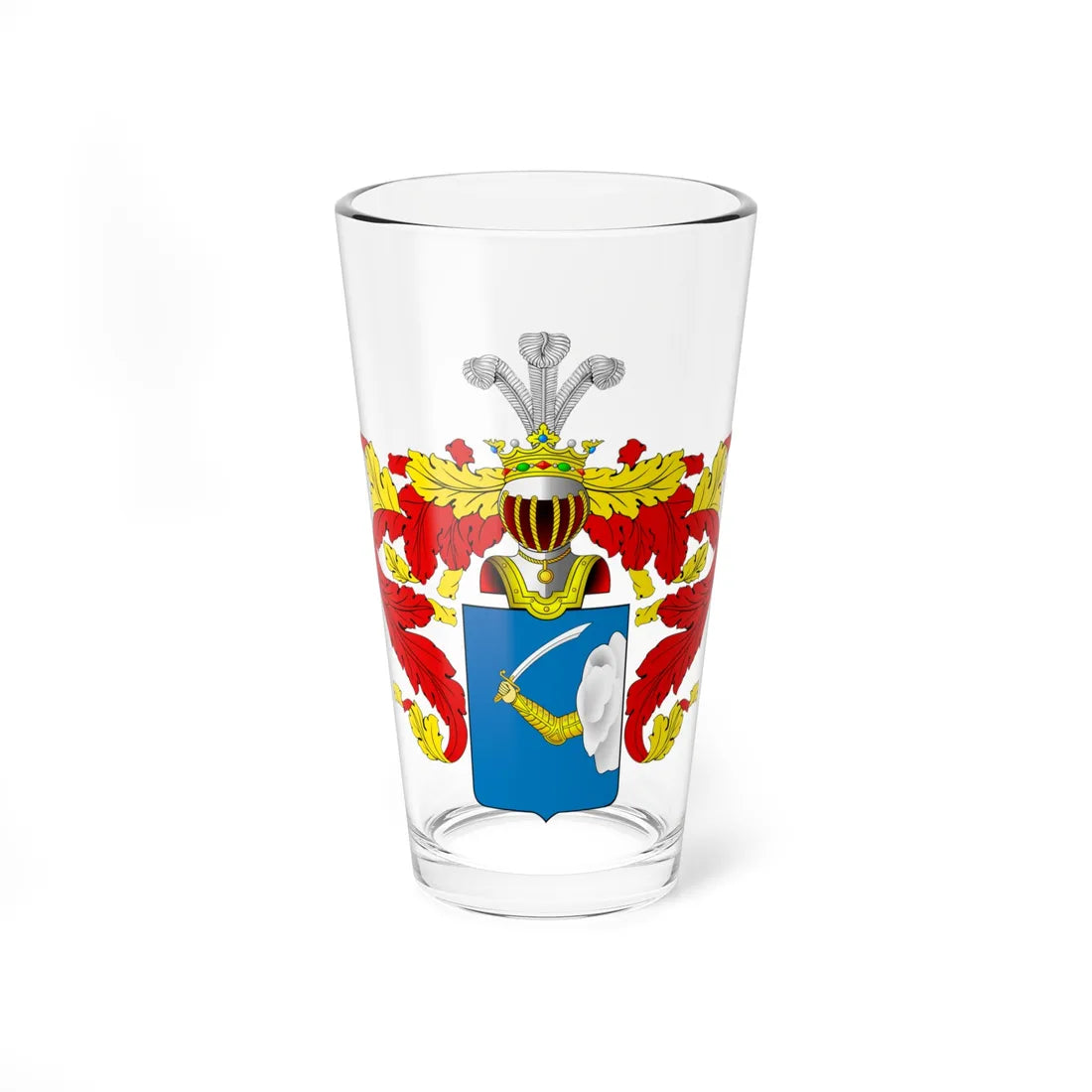 RU COA Wolzhynski (Russia) (Coat of Arms) Pint Glass 16oz 16oz - Go Mug Yourself