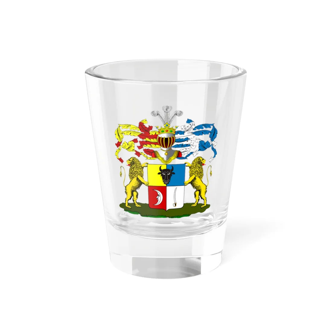 RU COA Wremew (Russia) (Coat of Arms) Shot Glass 1.5oz 1.5oz - Go Mug Yourself