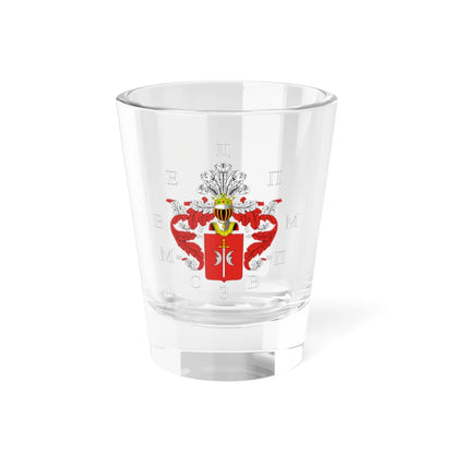 RU Ostoja CoA Miklashevsky 8 (Russia) (Coat of Arms) Shot Glass 1.5oz 1.5oz - Go Mug Yourself