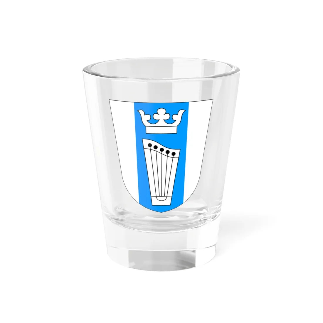Õru valla vapp (Estonia) (Coat of Arms) Shot Glass 1.5oz 1.5oz - Go Mug Yourself