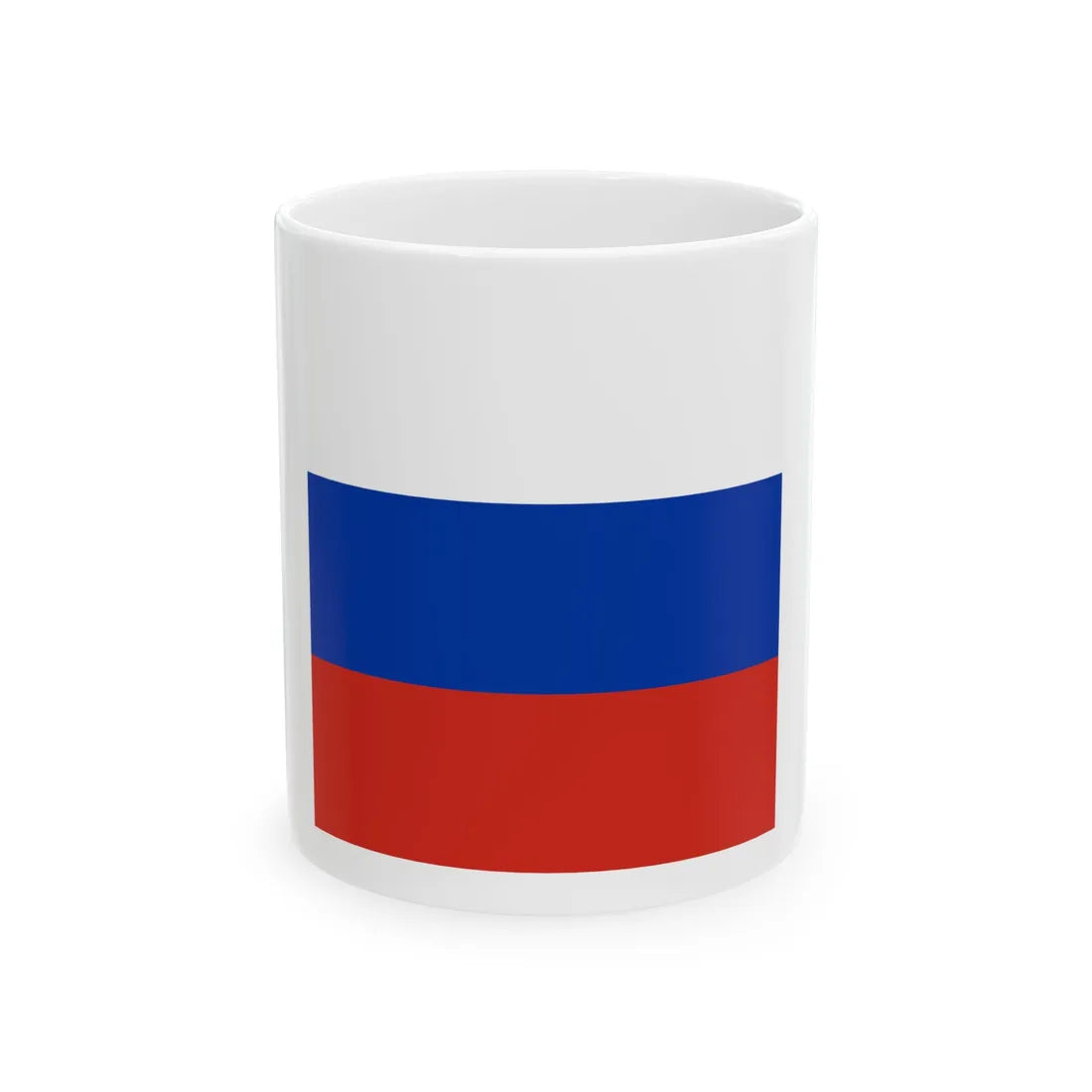 Ru2 (Russia) White Coffee Mug 11oz - Go Mug Yourself