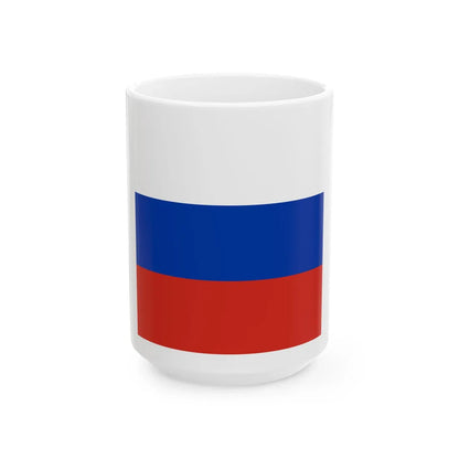 Ru2 (Russia) White Coffee Mug 15oz - Go Mug Yourself