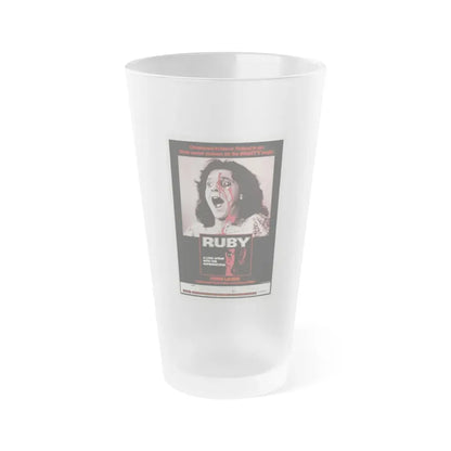 RUBY 1977 Movie Poster - Frosted Pint Glass 16oz 16oz Frosted - Go Mug Yourself