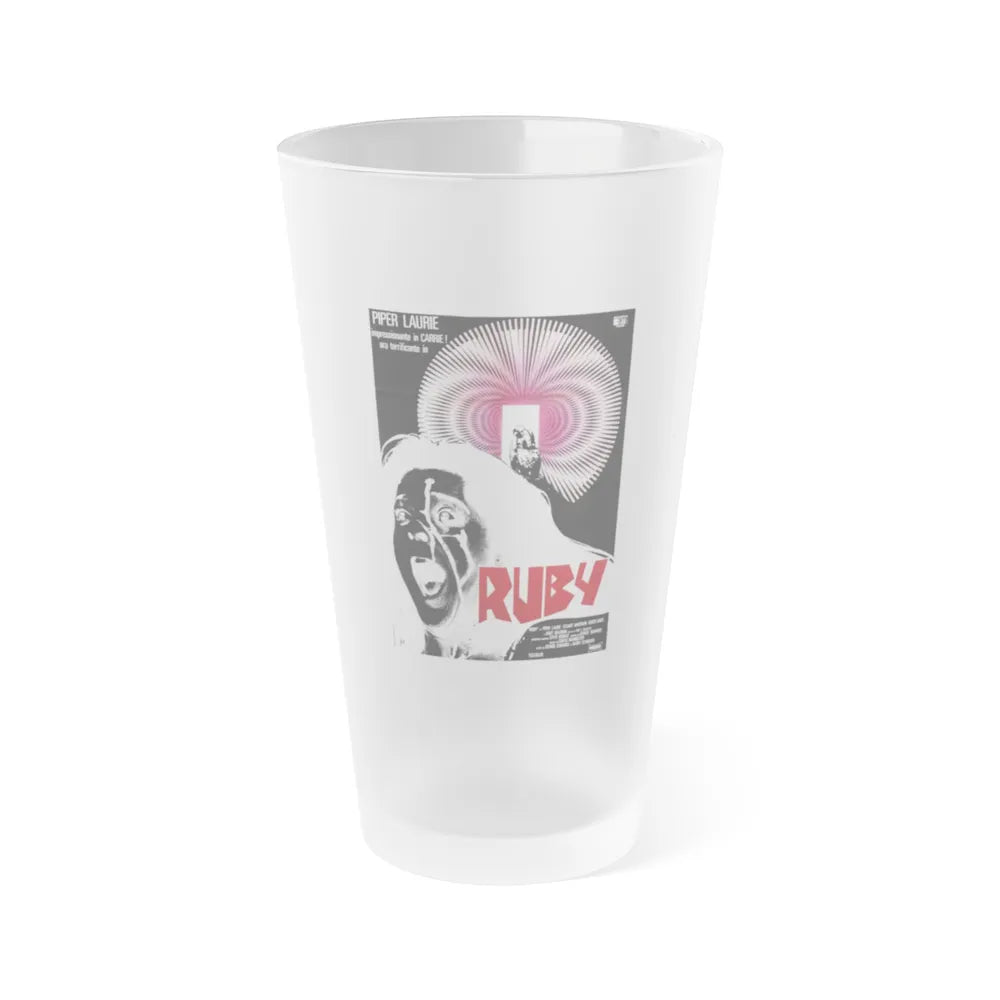 RUBY (2) 1977 Movie Poster - Frosted Pint Glass 16oz-16oz-Frosted-Go Mug Yourself