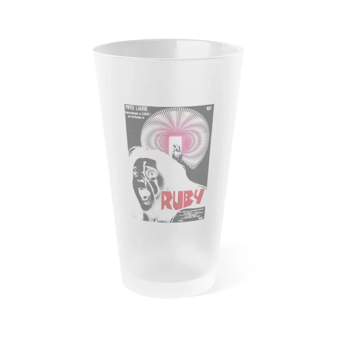 RUBY (2) 1977 Movie Poster - Frosted Pint Glass 16oz 16oz Frosted - Go Mug Yourself