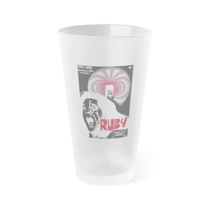 RUBY (2) 1977 Movie Poster - Frosted Pint Glass 16oz 16oz Frosted - Go Mug Yourself