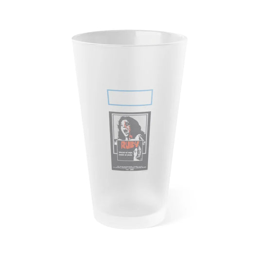 RUBY (ITALIAN) 1977 Movie Poster - Frosted Pint Glass 16oz-16oz-Frosted-Go Mug Yourself