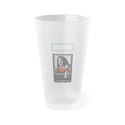 RUBY (ITALIAN) 1977 Movie Poster - Frosted Pint Glass 16oz 16oz Frosted - Go Mug Yourself