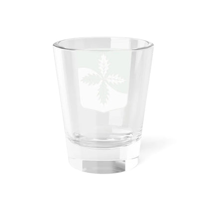 Rudbāržu pagasta ģerbonis (Latvia) (Coat of Arms) Shot Glass 1.5oz - Go Mug Yourself