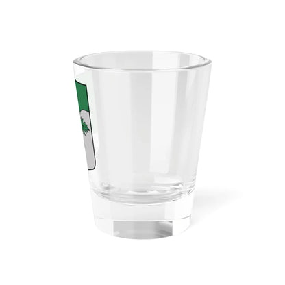 Rudbāržu pagasta ģerbonis (Latvia) (Coat of Arms) Shot Glass 1.5oz - Go Mug Yourself