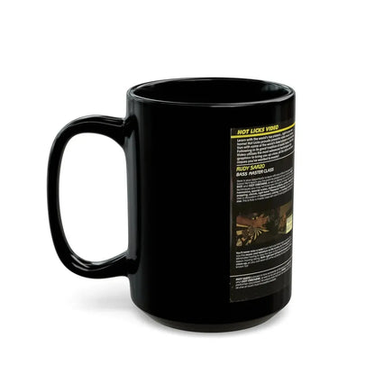 RUDY SARZO BASS MASTER CLASS (VHS COVER) - Black Coffee Mug - Go Mug Yourself
