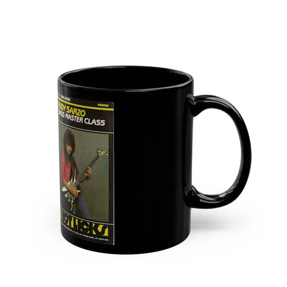 RUDY SARZO BASS MASTER CLASS (VHS COVER) - Black Coffee Mug-Go Mug Yourself