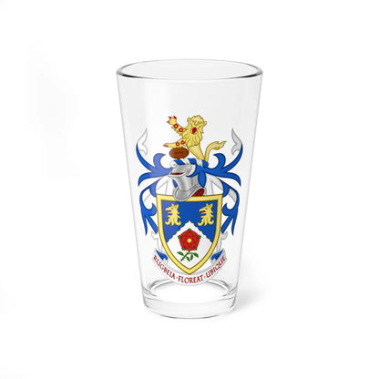 Rugby Football Union Coat of Arms (England) (Coat of Arms) Pint Glass 16oz 16oz - Go Mug Yourself