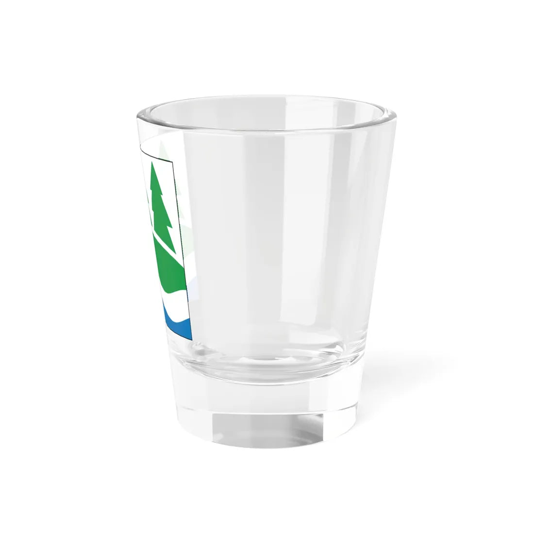 Rõuge valla lipp (Estonia) Shot Glass 1.5oz - Go Mug Yourself