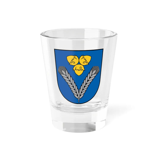 Rugāju novads COA (Latvia) (Coat of Arms) Shot Glass 1.5oz 1.5oz - Go Mug Yourself