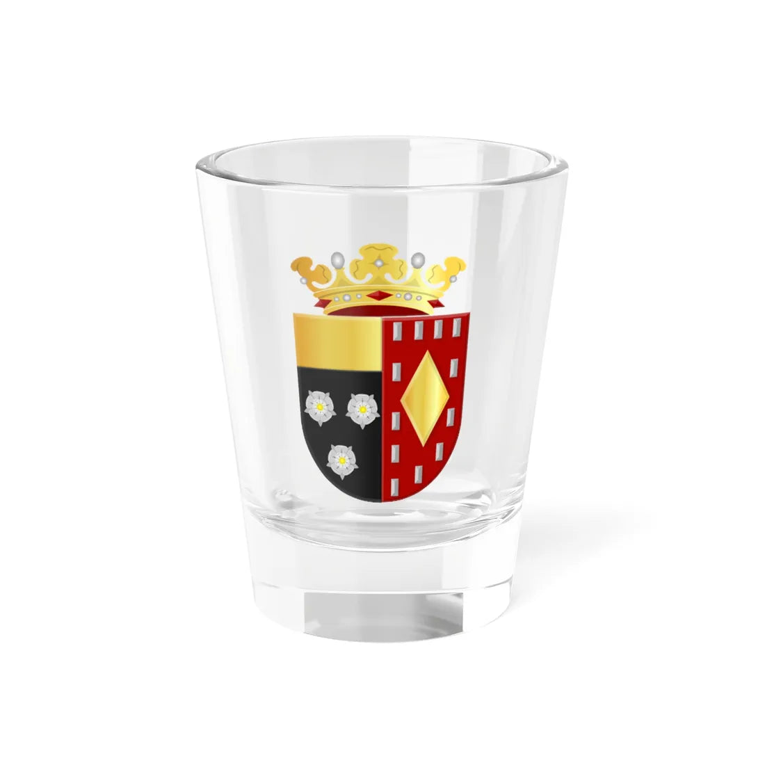 Ruinerwold wapen (Netherlands) (Coat of Arms) Shot Glass 1.5oz 1.5oz - Go Mug Yourself