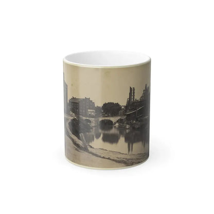 Ruins at Richmond, Va., Canal in Foreground, Ruins in Background (U.S. Civil War) Color Changing Coffee Mug 11oz Default Title 11oz - Go Mug Yourself