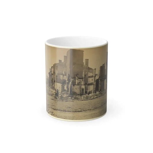 Ruins in Richmond, Va. (U.S. Civil War) Color Changing Coffee Mug 11oz Default Title 11oz - Go Mug Yourself