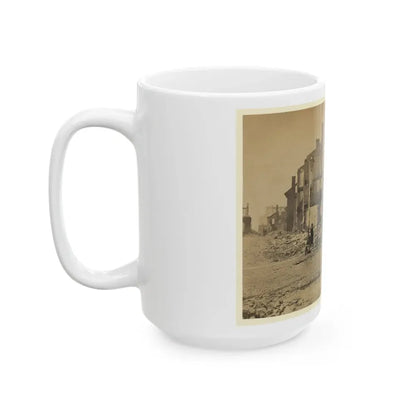 Ruins In Richmond, Va. (U.S. Civil War) White Coffee Mug - Go Mug Yourself