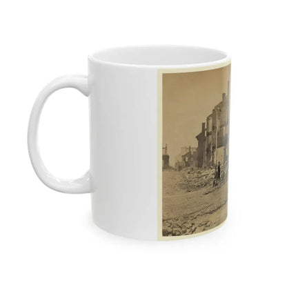 Ruins In Richmond, Va. (U.S. Civil War) White Coffee Mug - Go Mug Yourself