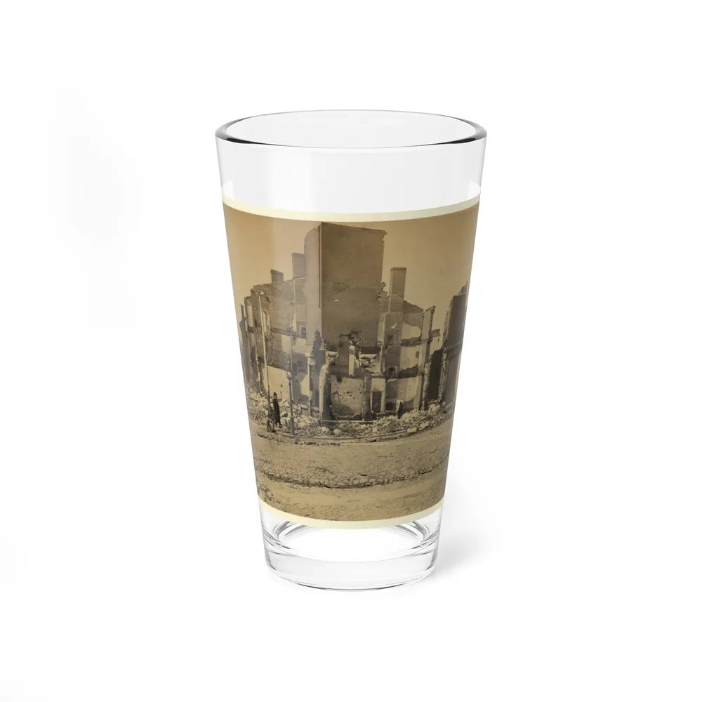 Ruins In Richmond, Va. (U.S. Civil War) Pint Glass 16oz-16oz-Go Mug Yourself