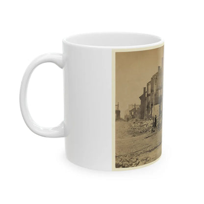 Ruins In Richmond, Va. (U.S. Civil War) White Coffee Mug-Go Mug Yourself