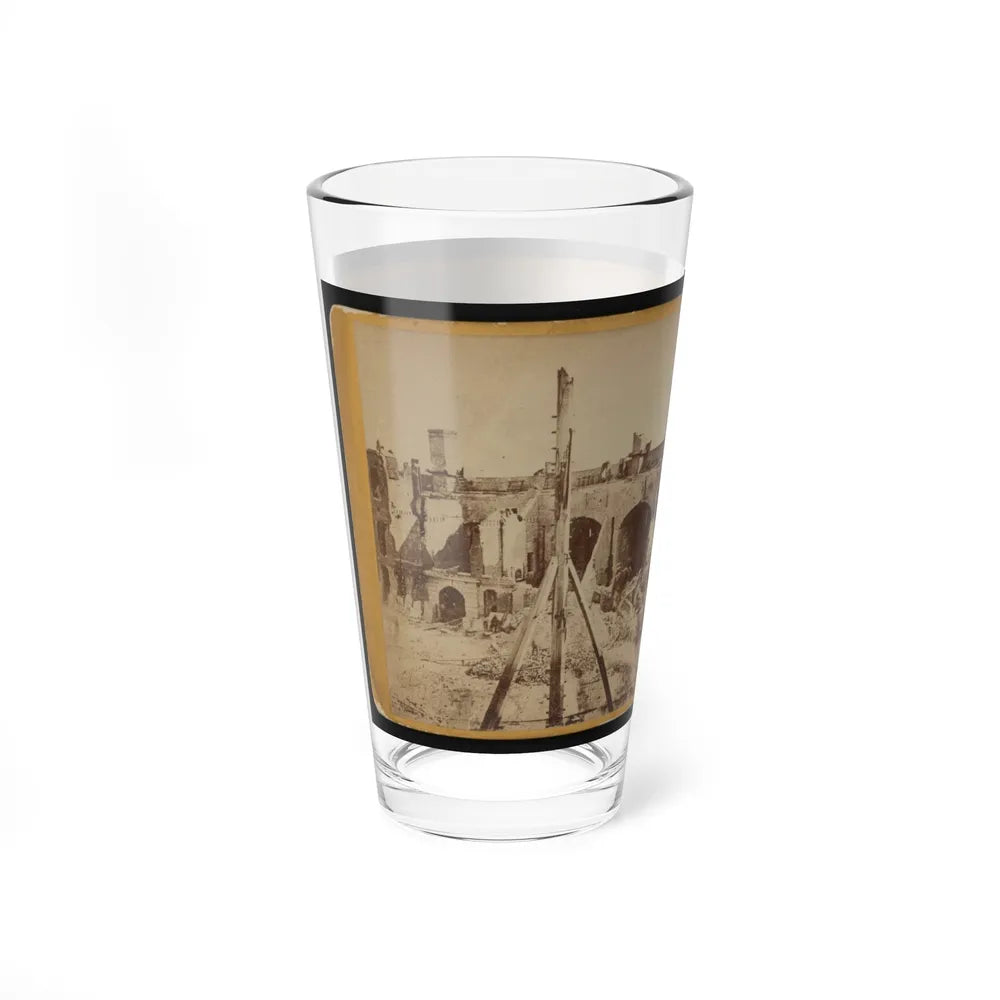 Ruins Of Fort Sumter, Charleston Harbor, S.C. (U.S. Civil War) Pint Glass 16oz-Go Mug Yourself