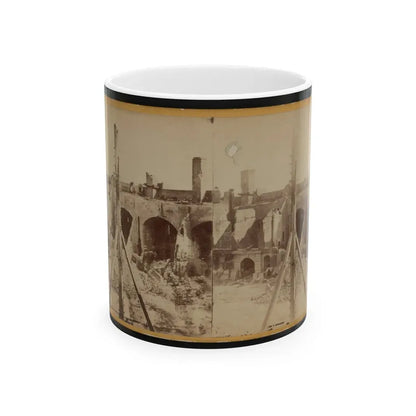 Ruins Of Fort Sumter, Charleston Harbor, S.C. (U.S. Civil War) White Coffee Mug 11oz - Go Mug Yourself