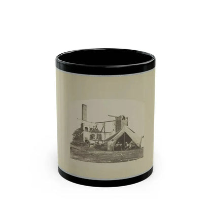 Ruins Of House, Ca. 1860 - Ca. 1865(2) (U.S. Civil War) Black Coffee Mug 11oz - Go Mug Yourself