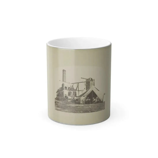 Ruins of House, Ca. 1860 - Ca. 1865(2) (U.S. Civil War) Color Changing Coffee Mug 11oz Default Title 11oz - Go Mug Yourself