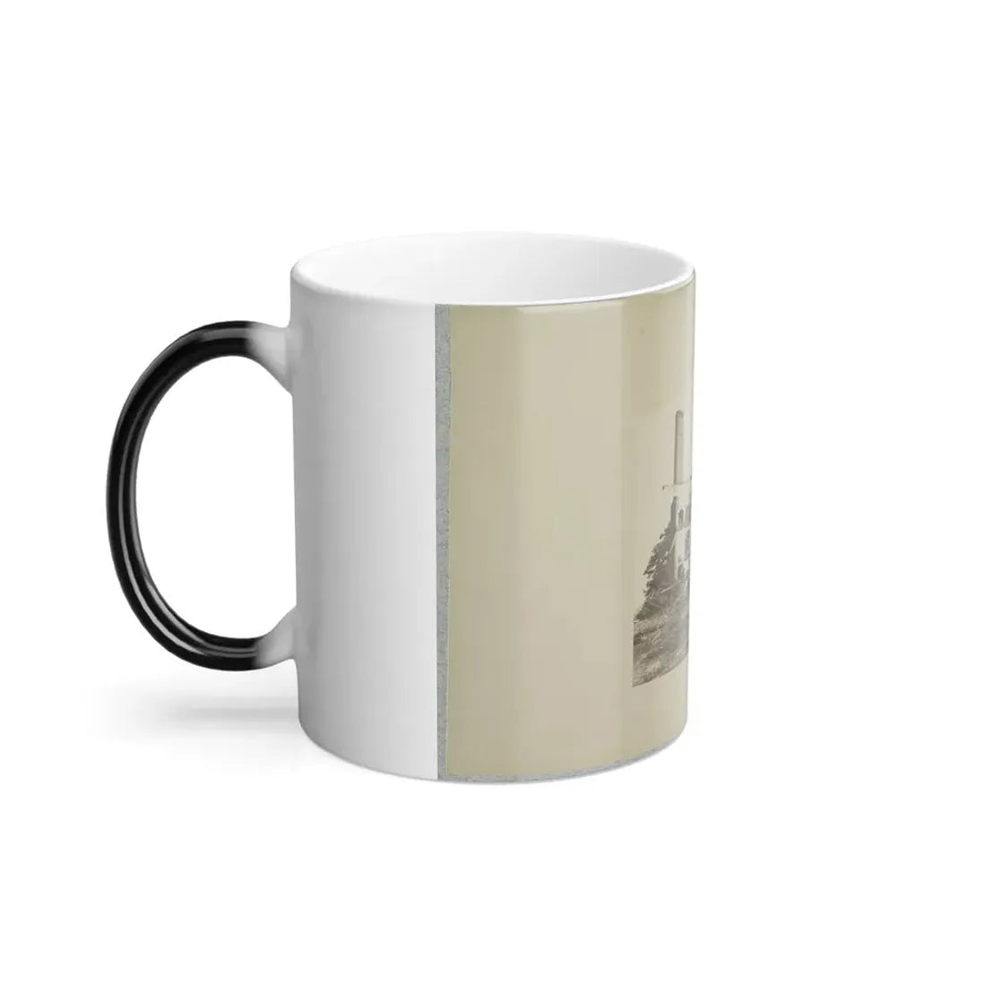 Ruins of House, Ca. 1860 - Ca. 1865(2) (U.S. Civil War) Color Changing Coffee Mug 11oz - Go Mug Yourself