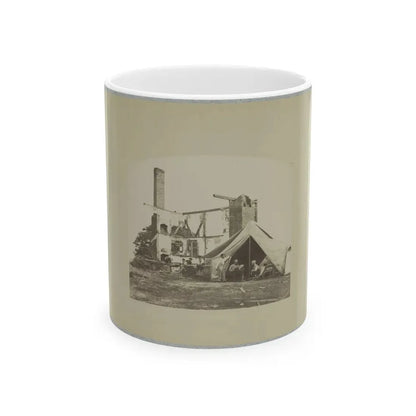 Ruins Of House, Ca. 1860 - Ca. 1865(2) (U.S. Civil War) White Coffee Mug 11oz - Go Mug Yourself