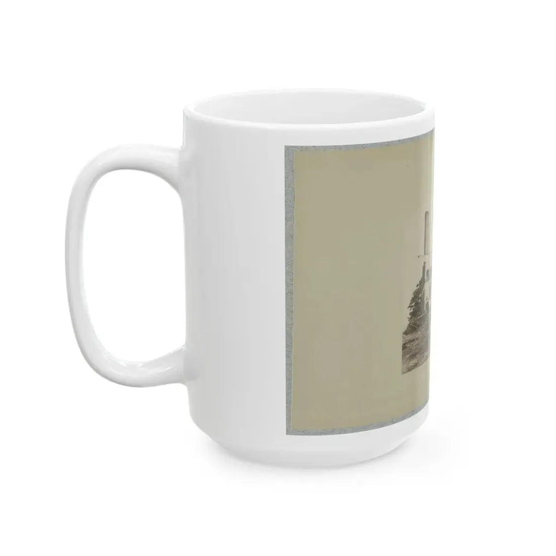 Ruins Of House, Ca. 1860 - Ca. 1865(2) (U.S. Civil War) White Coffee Mug - Go Mug Yourself