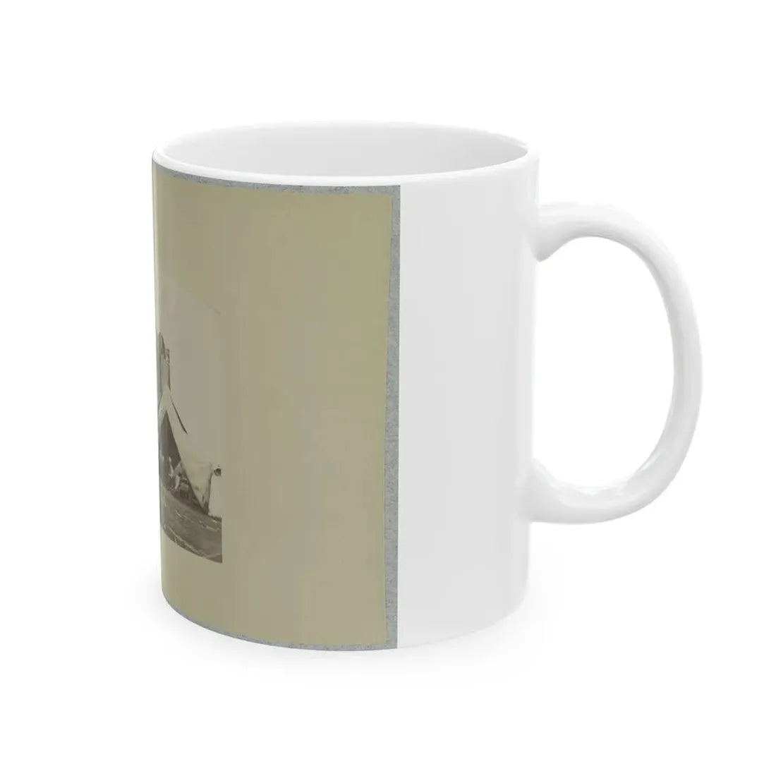 Ruins Of House, Ca. 1860 - Ca. 1865(2) (U.S. Civil War) White Coffee Mug - Go Mug Yourself