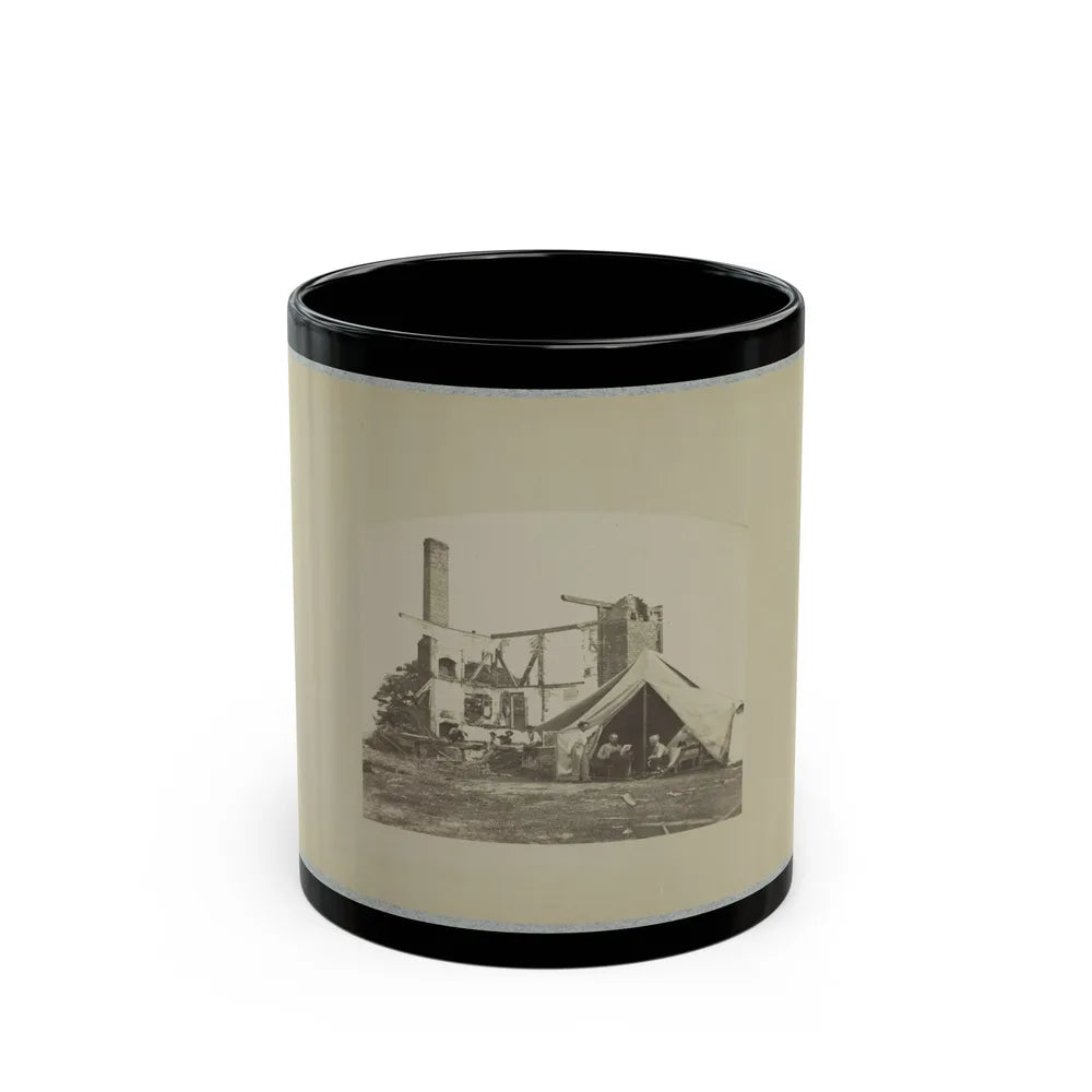 Ruins Of House, Ca. 1860 - Ca. 1865(2) (U.S. Civil War) Black Coffee Mug-11oz-Go Mug Yourself