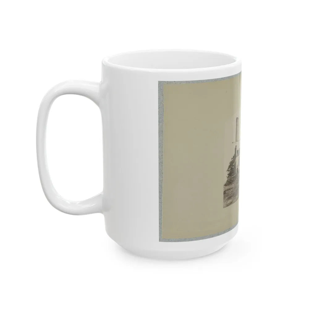 Ruins Of House, Ca. 1860 - Ca. 1865(2) (U.S. Civil War) White Coffee Mug-Go Mug Yourself