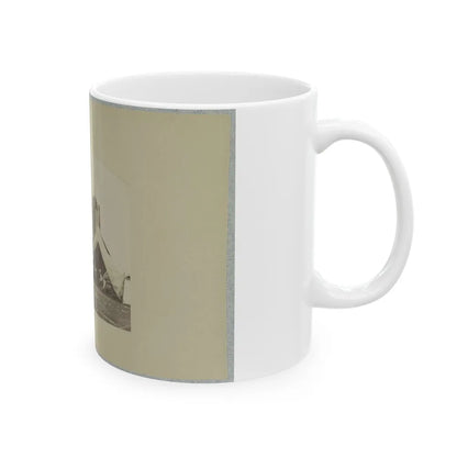 Ruins Of House, Ca. 1860 - Ca. 1865(2) (U.S. Civil War) White Coffee Mug-Go Mug Yourself