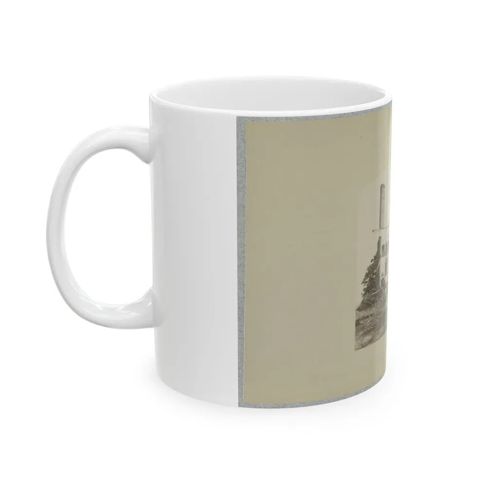 Ruins Of House, Ca. 1860 - Ca. 1865(2) (U.S. Civil War) White Coffee Mug-Go Mug Yourself