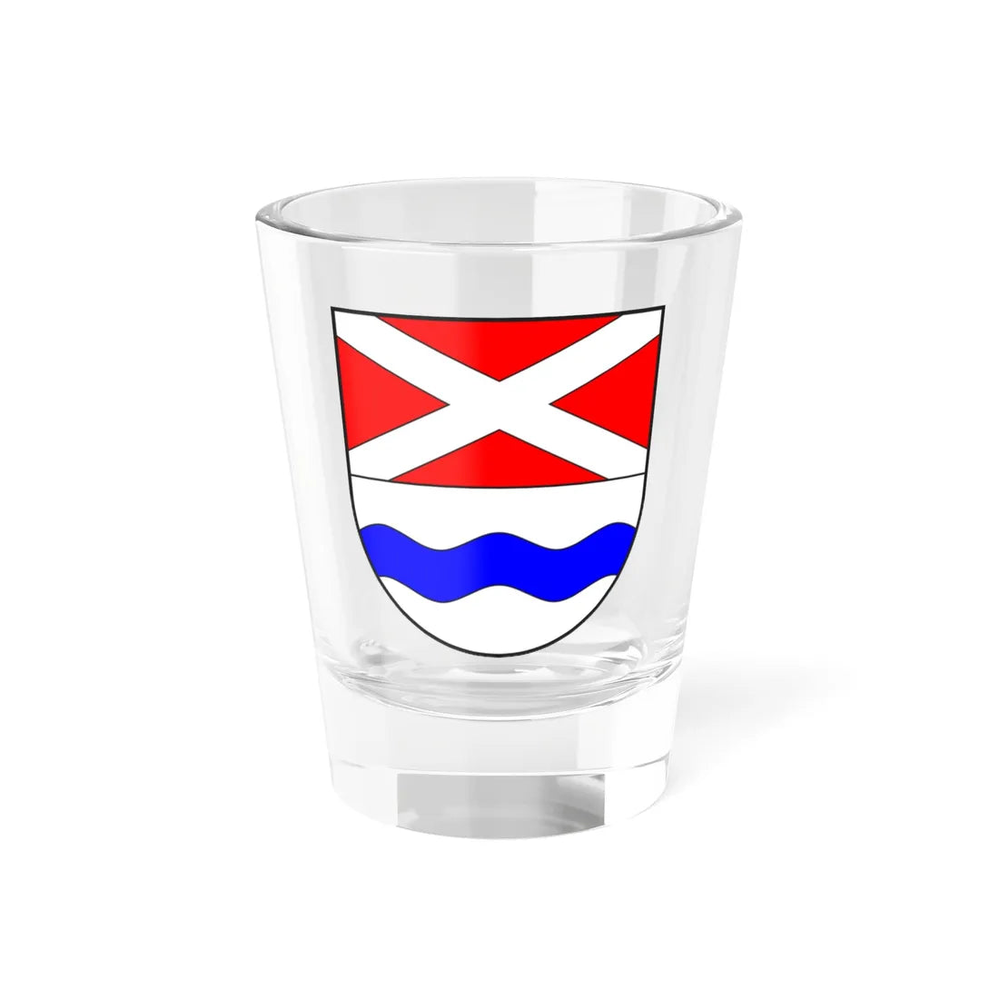Ruis Kreis wappen (Switzerland) (Coat of Arms) Shot Glass 1.5oz 1.5oz - Go Mug Yourself