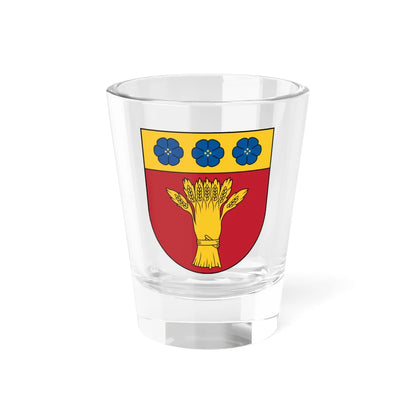 Rujiena COA (Latvia) (Coat of Arms) Shot Glass 1.5oz 1.5oz - Go Mug Yourself
