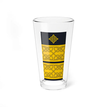 Rukav zimske odore admirala flote HRM (Croatia) (Military Rank) Pint Glass 16oz - Go Mug Yourself