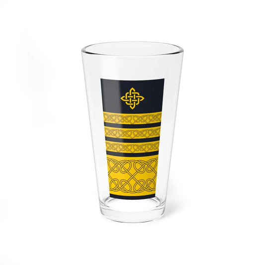 Rukav zimske odore admirala HRM (Croatia) (Military Rank) Pint Glass 16oz 16oz - Go Mug Yourself